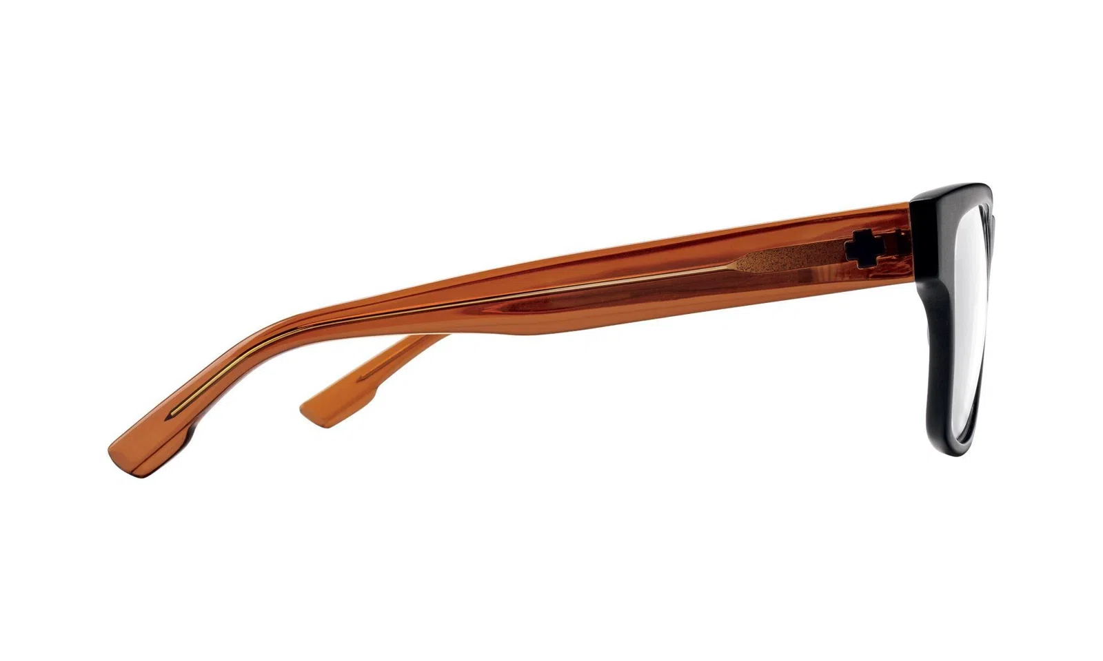 SpyOptic 570000 Eyeglasses - Matte Black Trans Sepia - view 6